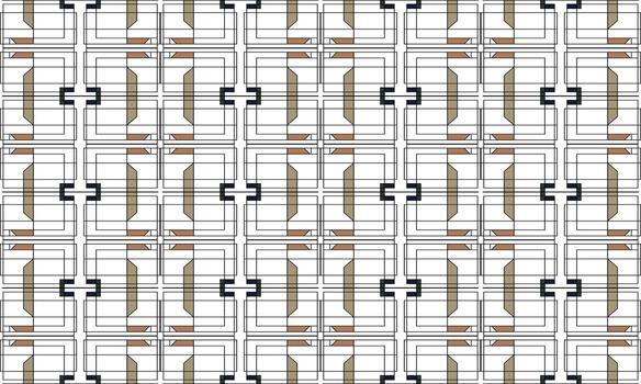 Seamless Minimal Line Art Pattern for Stationery and Branding vector