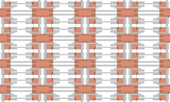 limpiar geométrico modelo con sencillo línea detalles y neutral colores vector