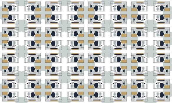 Seamless Flat Abstract Pattern for Branding and Textile Design vector