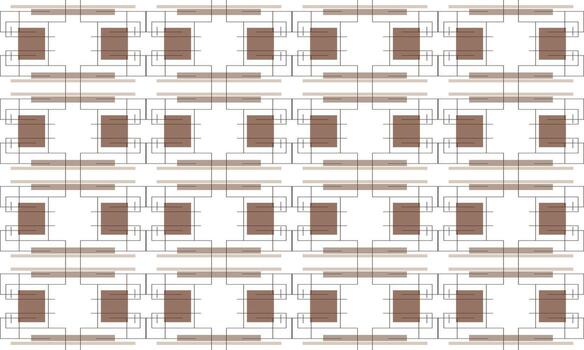 Simple Line Art Pattern Inspired by Modern Minimal Design vector