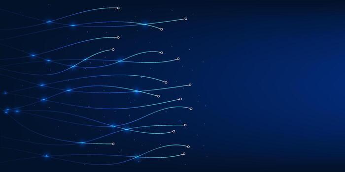 Futuristic high-speed data lines moving forward in layered waves, symbolizing rapid data transfer, global communication, and the power of digital technology. vector