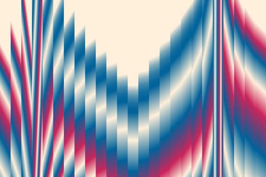 High Contrast Abstract Background with Blue and Magenta Gradient Stripes vector