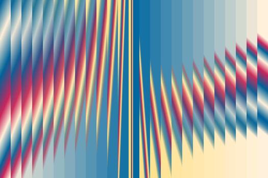 Complex Abstract Background with Blue, Red, and Cream Geometric Wave vector
