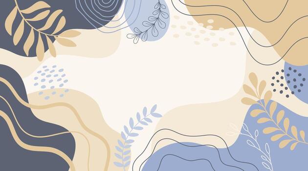 Design banner frame spring background with beautiful vector