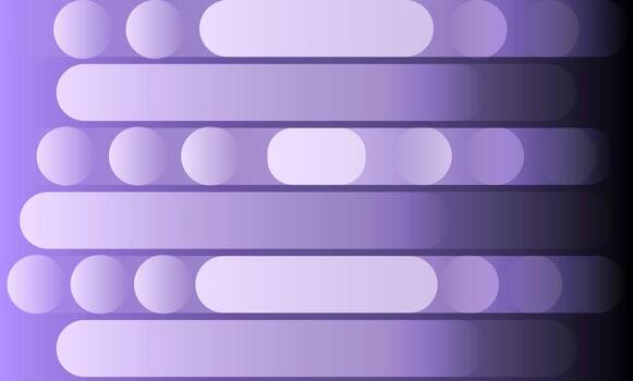 Abstract background with horizontal lines and circles with a gradient from light purple to dark purple photo