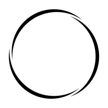 Circular swirl icon symbolizing motion, unity, and elegance, swirl design evokes flow, balance, continuity, and simplicity vector