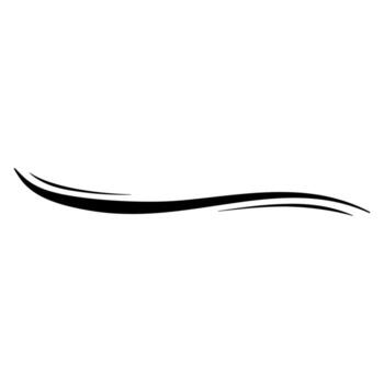 Dynamic wave swoosh icon with curved lines, motion, and flow vector