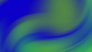 dinâmico movimento do azul e verde matizes fusão para dentro cativante abstrato animação, criando visual video