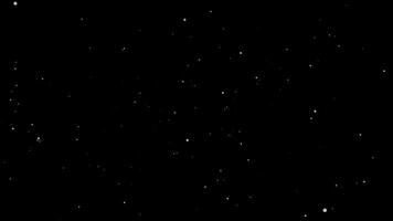 distante cintilante estrelas contra uma profundo Preto noite céu, perfeito para celestial fundo ou video