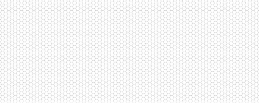 Tech Engineering Background Pattern Texture, Thin Hexagon Grid Lines On White, Seamless Clean BG Backdrop Wallpaper For UI, Packaging, Presentations, And Templates. Illustration vector