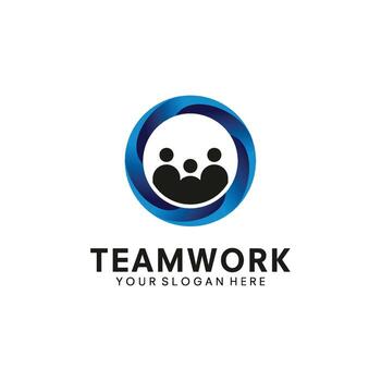 design template for business. Team Work abstract icon. vector