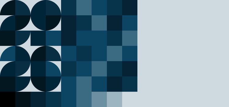 calendario creativo concepto resumen antecedentes geométrico modelo minimalista moderno azul naranja nuevo año 2026 Navidad, para web diseño, calendario, presentación eps 10 vector