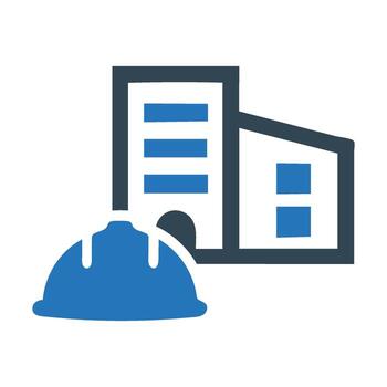 Building and Construction Helmet Icon Keywords building, construction, helmet, architecture vector