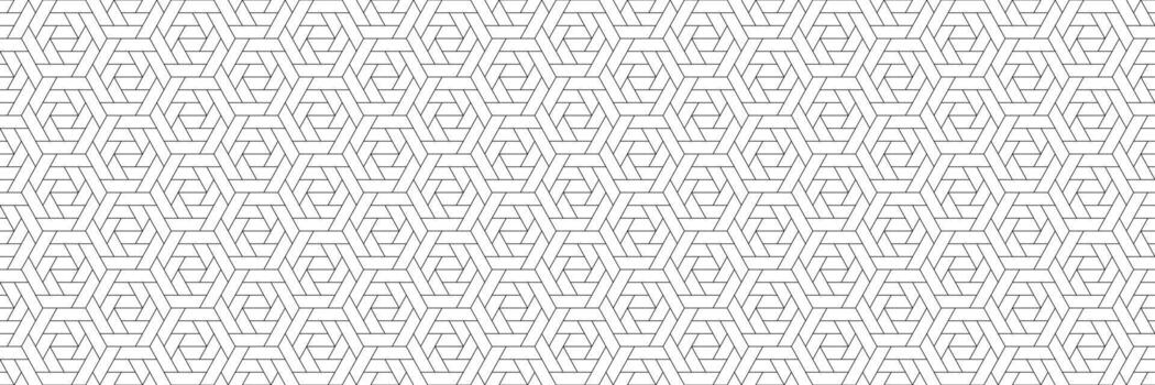 horizontal sin costura negro contorno geométrico diseño para modelo y antecedentes. vector