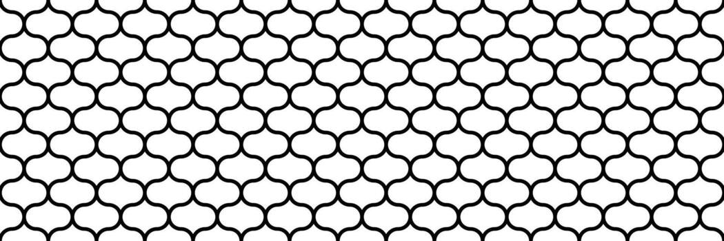 horizontal contorno de moda negro y blanco geométrico formas diseño para modelo y antecedentes. vector