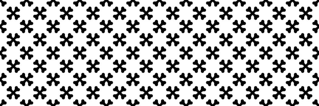 horizontal sin costura cruzado negro hueso diseño para modelo y antecedentes. vector