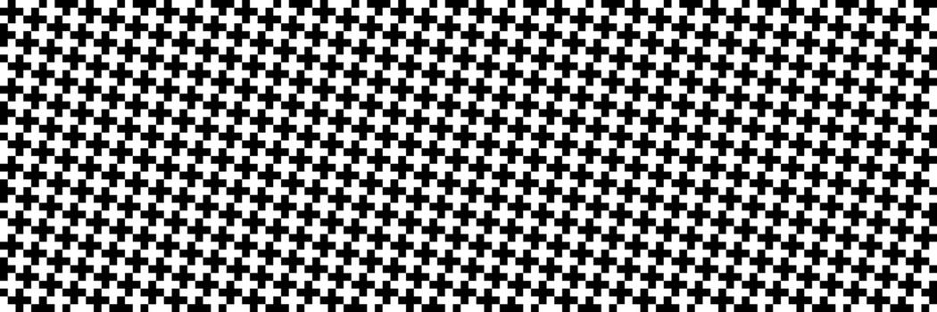 horizontal negro y blanco cruzar para modelo y antecedentes. vector