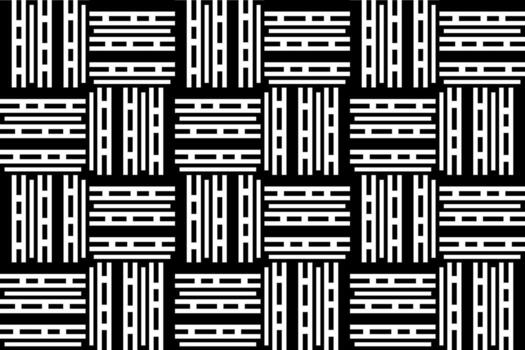 Abstract seamless line art pattern with vertical and horizontal lines. vector