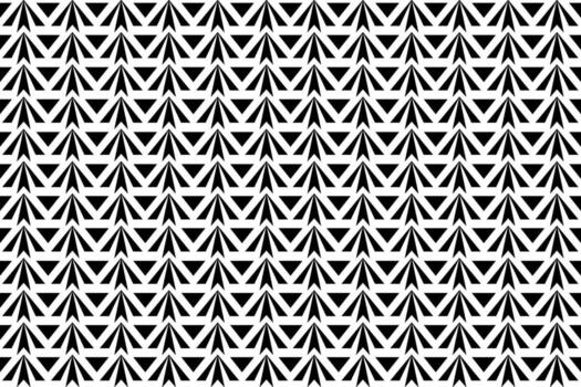 Texture seamless pattern with triangles, monochrome seamless texture design vector