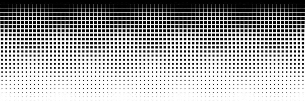 horizontal black square on white for pattern and background. vector