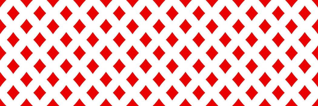 horizontal red diamond shape quadrangle seamless design for pattern and background. vector