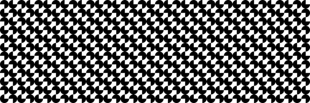 horizontal black halftone of three quarters design for pattern and background. vector