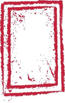 marco rectangular grunge vector