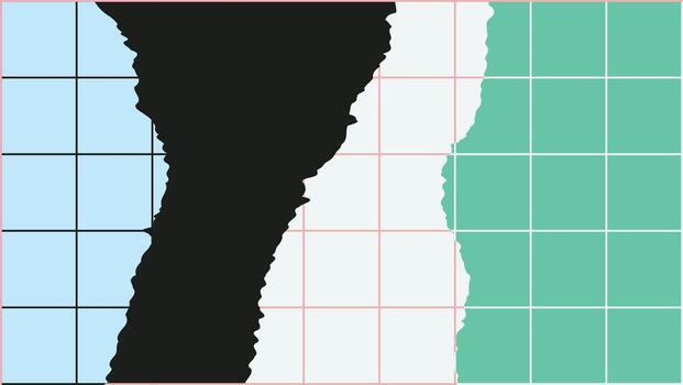 Abstract Grid Torn Sheets Pattern vector