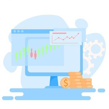 Monetization Concept Illustrations for Landing Page Templates, Banners, Flyers and Web Presentations vector