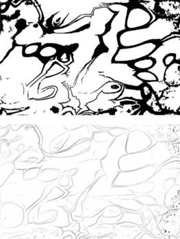 abstract grunge background with hand drawn sketch, grunge background set, abstract grunge background, Abstract Fluidity in Black and White vector