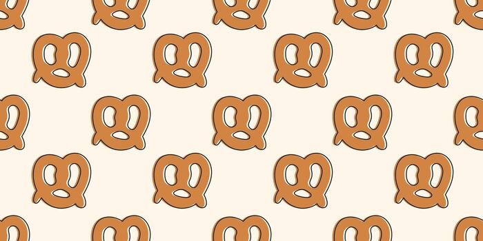 Design pattern bagel unique abstract vector