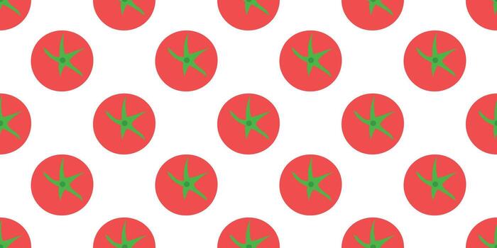 Design pattern tomato red repeat vector