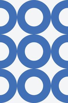Circles naive geometric shapes pattern vector
