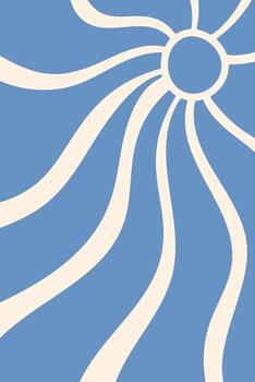 Dom ondulado rayos maravilloso modelo vector