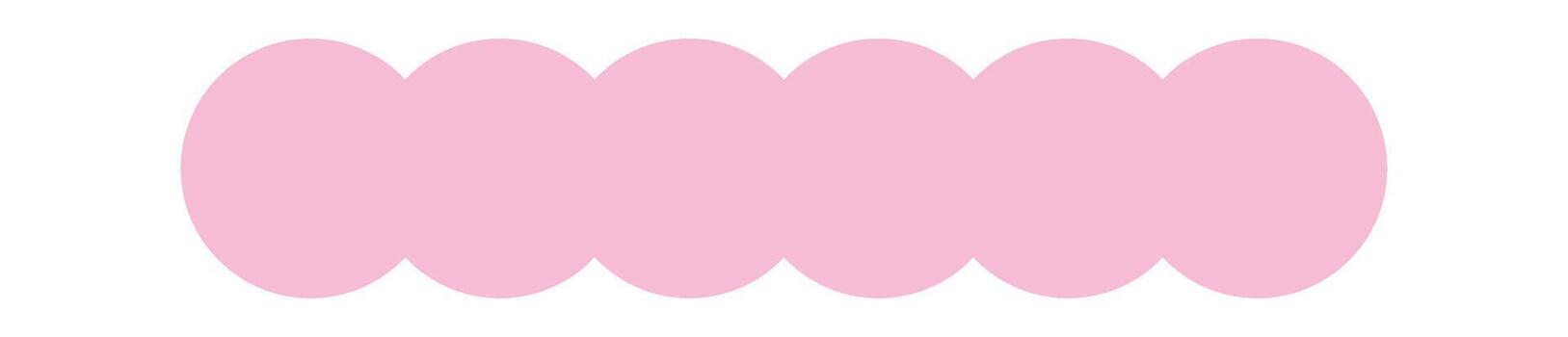 Rounded form linear geometric shape vector