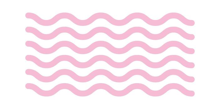 varios ondulado modelo paralelo líneas vector