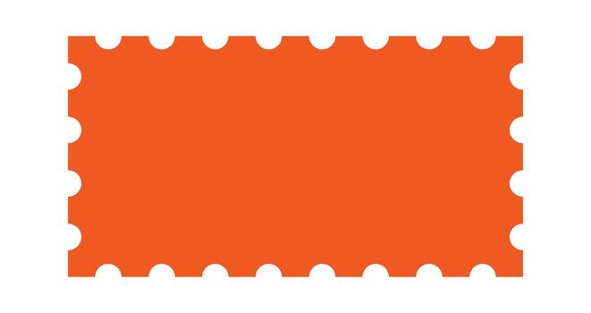 Rectangular shape sticker label design vector