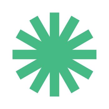 Brutalist snowflake shape form vector