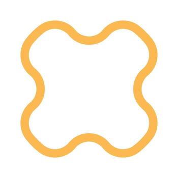 Curvy shape frame element vector