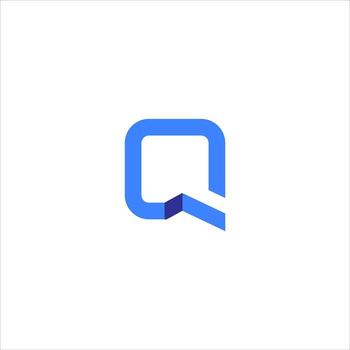 resumen azul geométrico forma en blanco antecedentes con 3d efecto vector