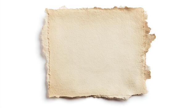 old paper on white background photo