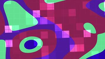 une coloré abstrait Contexte avec une grand cercle dans le centre video