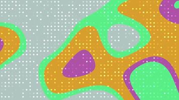 un' colorato astratto modello con puntini e cerchi video