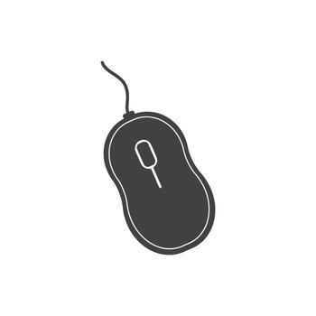 Computer mouse design icon vector