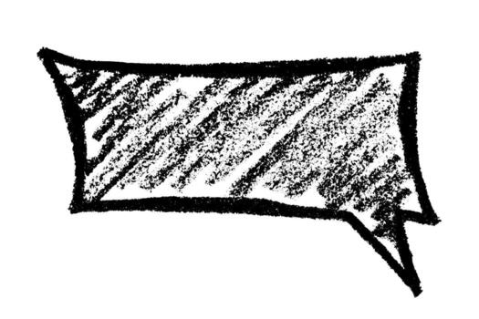 Hand drawn speech bubble Blank empty message box Textbox frame for banners, price tags, stickers, design chatting sale box vector