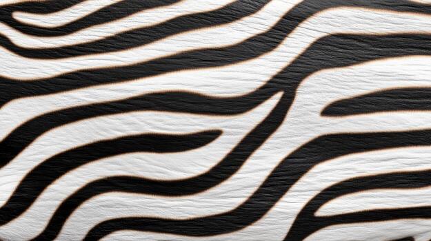 un cebra impresión tela con negro y blanco rayas foto