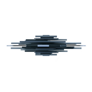 Geometric abstract blue layered modern digital shape horizontal futuristic minimal Geometric abstract blue layered shape with modern digital style featuring horizontal lines and futuristic minimal png