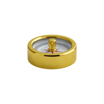 guld kompass navigering riktning resa instrument runda skinande metallisk isolerat genomskinlighet bakgrund elegant guld kompass med skinande metallisk Avsluta runda form och klar navigering markeringar png