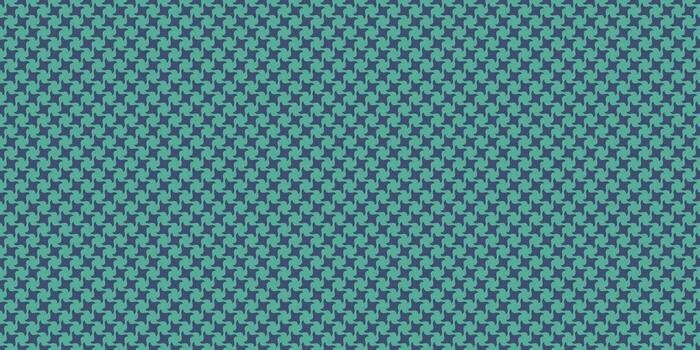 Seamless teal and navy blue geometric pattern. Ideal for textile design, website backgrounds, or any project needing a sophisticated, repeating texture. vector