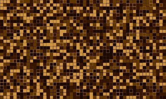 Abstract mosaic pattern in rich brown tones. Perfect for backgrounds, textures, or website design. Evokes feelings of warmth, sophistication, and subtle complexity. vector